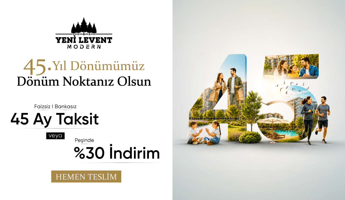 Yeni Levent Modern'de, doğanın kalbinde yükselen ayrıcalıklı yaşam alanları sizi bekliyor.